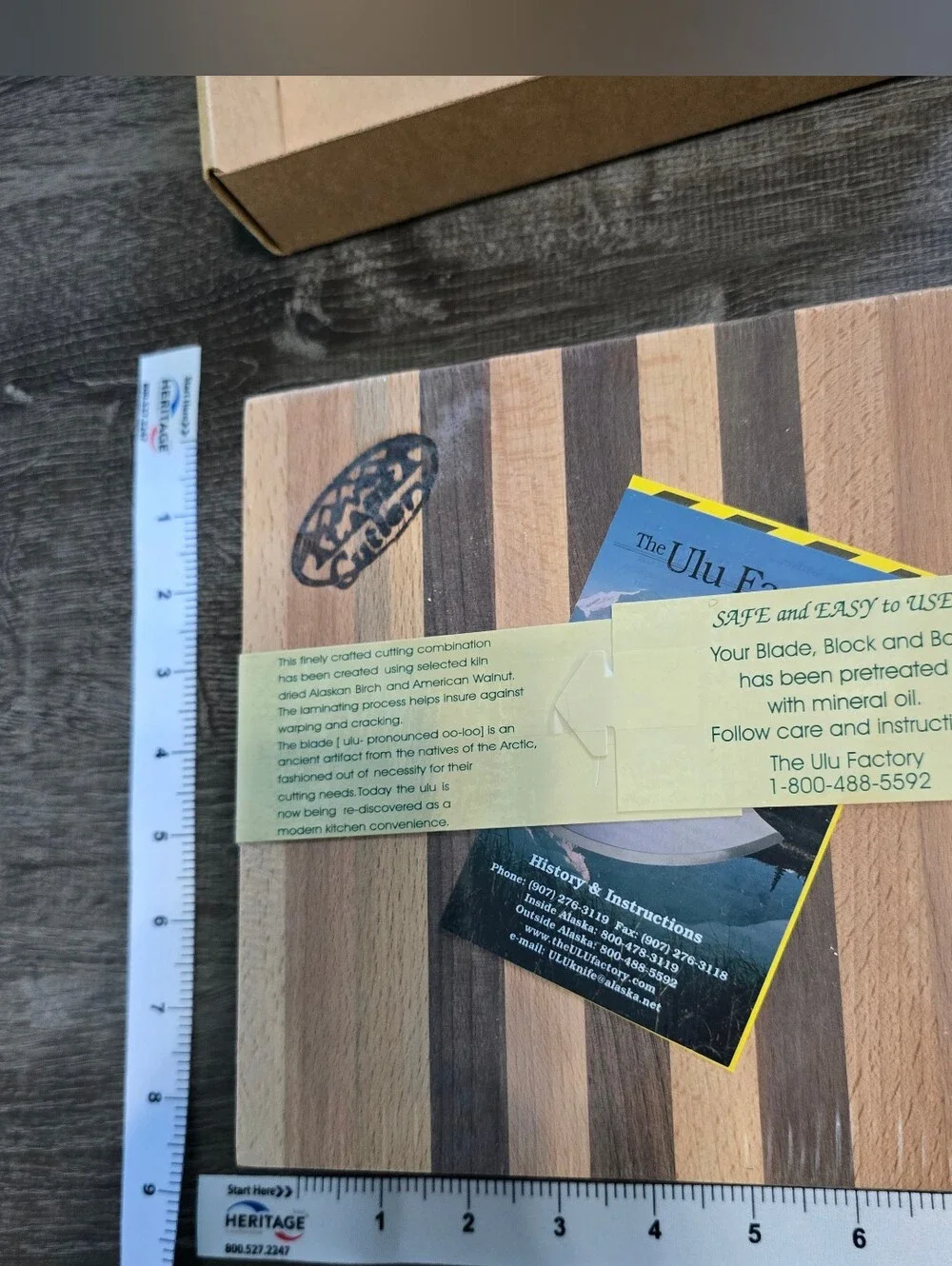 Ulu Knife And Chopping Bowl